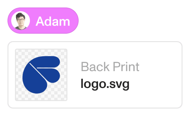 Adam collaboration user interface